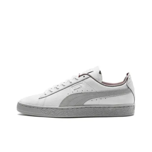 PUMA Scuderia Ferrari Basket LS Low Скейтборд Кроссовки Мужские Белые Серые
