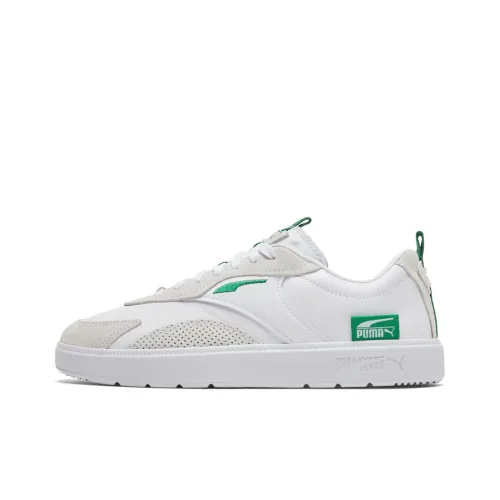 PUMA Oslo Pro Clean Low Топ Скейтборд Кроссовки Унисекс Белый Зеленый