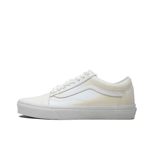 Vans Old Skool Collection Низкие Кроссовки для Скейтбординга Унисекс Белый Серебряный