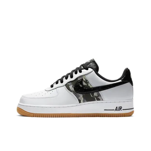 Nike Air FORCE 1 Low Топ Скейтборд Кроссовки Мужские Черный Белый Коричневый