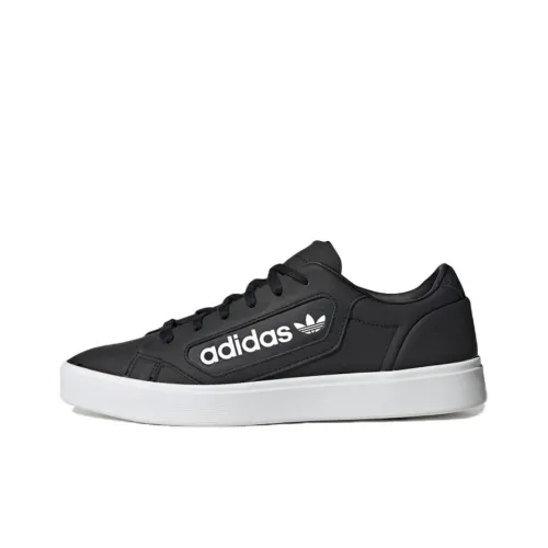 Adidas Originals Sleek Slip Resistant Abrasion Resistant Низкие Кроссовки для скейтбординга Женские Черные