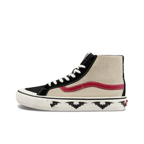 VANS SK8 138 Decon SF Амортизация Устойчивый к истиранию Легкий Высокий Топ Скейтборд Кроссовки Унисекс Серый Черный