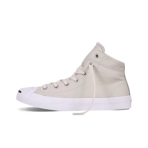 Конверс Jack Purcell Slip-Resistant Abrasion-Resistant MID Топ Скейтборд Кроссовки Унисекс Экрю