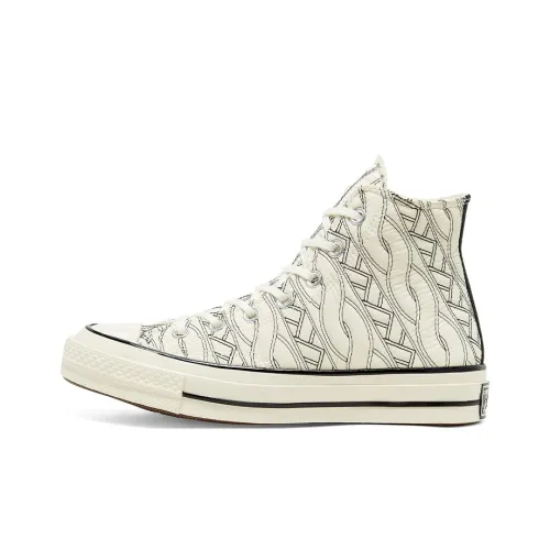 Конверс 1970s противоскользящие амортизаторы высокие кроссовки для скейтбординга женские белые с цветочным узором