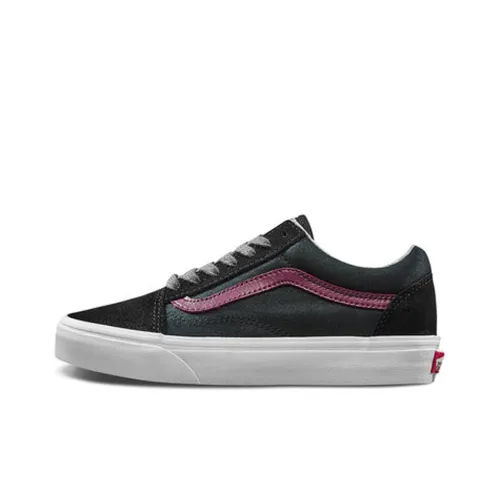Vans Old Skool Collection Низкие Кроссовки для Скейтбординга Унисекс Черные Красные