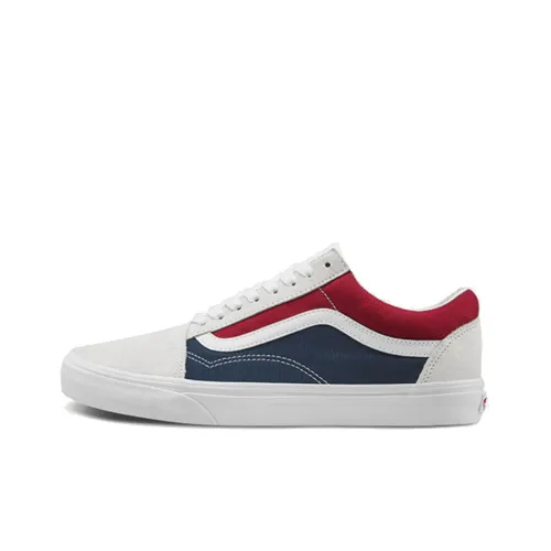 VANS Old Skool Collection Низкие Кроссовки для Скейтбординга Унисекс Красный Белый Синий
