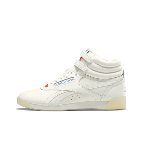 Reebok совместный бренд Freestyle Hi Устойчивый к истиранию Амортизация Покрытие MID Топ Скейтбординг Кроссовки Женские Белые