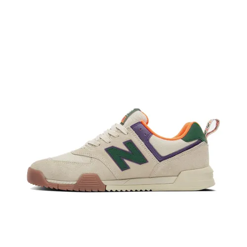 New Balance NB 574 All Coasts Low Топ Скейтборд Кроссовки Унисекс Серый Зеленый