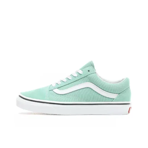Vans Old Skool Collection Низкие Кроссовки для Скейтбординга Женские Мятно-Зеленые
