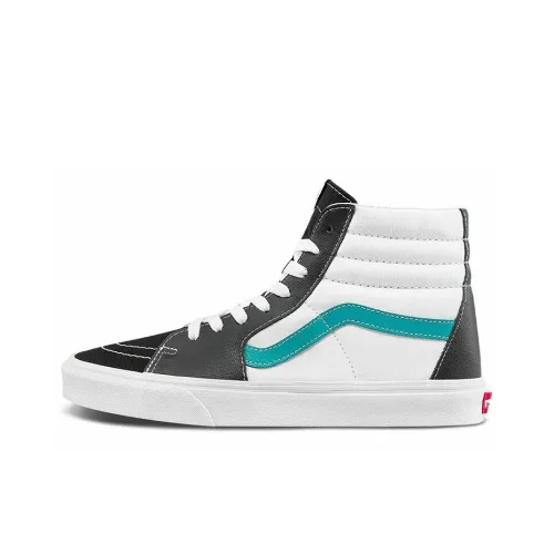 VANS SK8 High Топ Скейтборд Кроссовки Унисекс Черный Белый Синий