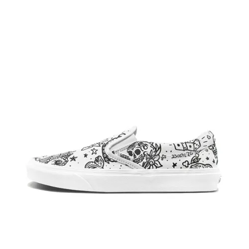 VANS Slip On Series Low Top Скейтборд Кроссовки Unisex Белый