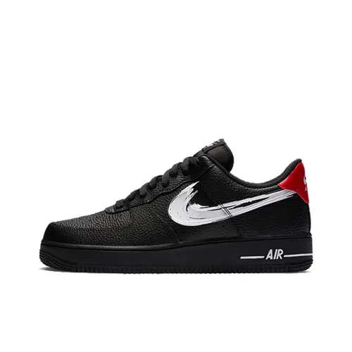 Nike Air Force 1 07 Lv8 Покрытие Slip-Resistant Низкий Топ Скейтбординг Кроссовки Мужские Черный Белый