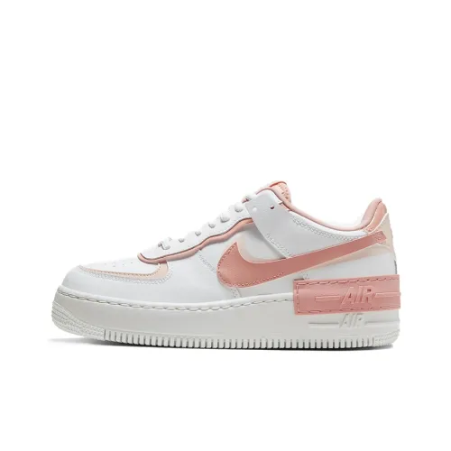Nike Air Force 1 Shadow Low Топ Скейтборд Кроссовки Женские Белые Розовые