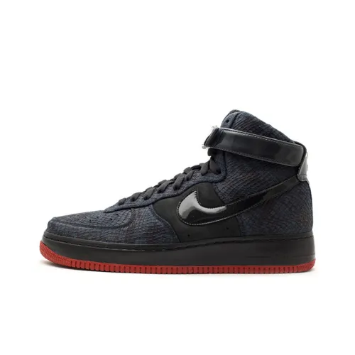 Nike Air FORCE 1 Eddie Cruz West Coast Термическая Резистентная Высокая Верхняя Скейтбординг Мужская Черная Красная