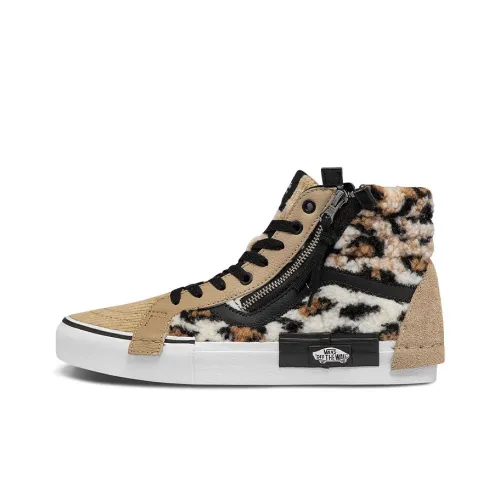 VANS SK8 CAP High Топ Скейтборд Кроссовки Унисекс Коричневый Черный