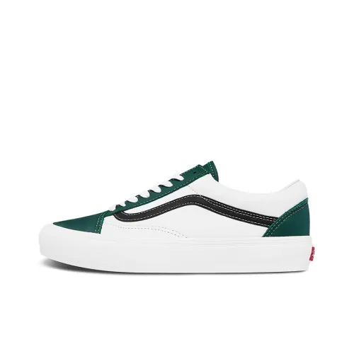 VANS Old Skool Collection Vlt L Low Топ Скейтборд Кроссовки Унисекс Белый Зеленый