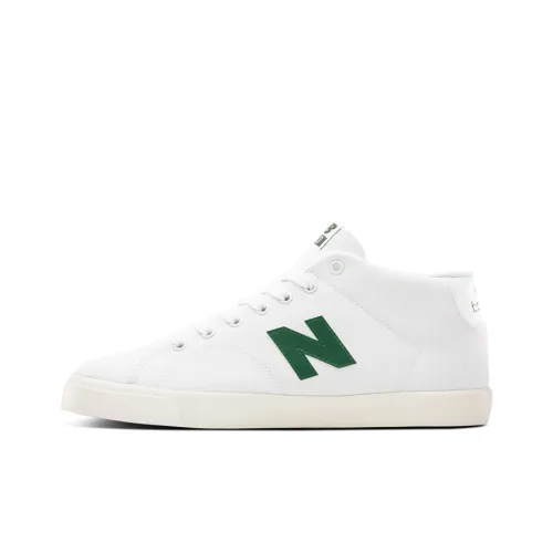 New Balance NB 210 MID Покрытие Низкий Топ Скейтборд Кроссовки Унисекс Белый Зеленый