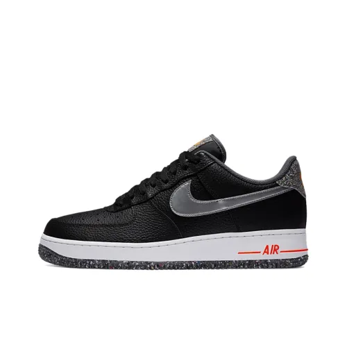 Nike Air Force 1 Теплоизоляционное покрытие Низкие кеды для скейтбординга Мужские Кляксы чернил