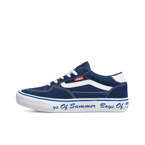 Boys Of Summer x Vans Rowan Pro Low Топ Скейтборд Кроссовки Унисекс Белый