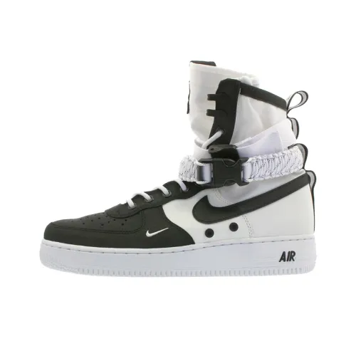 Nike Air Force 1 SF Панда Высокие Кроссовки для скейтбординга Мужские Черно-белые