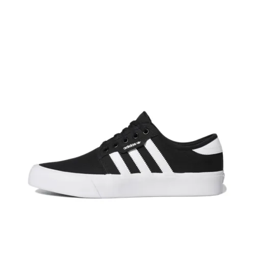Adidas Originals Seeley XT Дышащий Легкий Устойчивый к износу Низкий Топ Скейтборд Кроссовки Мужские Черный Белый