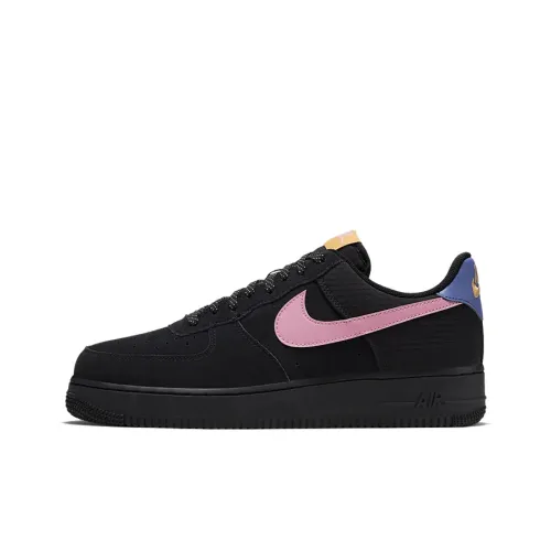 Nike Air Force 1 07 LV8 2 Low Топ Скейтборд Кроссовки Унисекс Черный Розовый