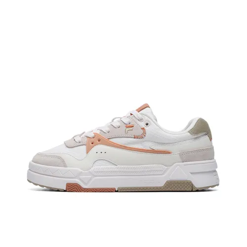 FILA FUSION Банк Низкие Кроссовки для Скейтбординга Женские Розовые Белые