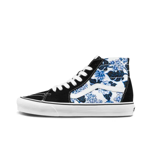 VANS SK8 High Топ Скейтборд Кроссовки Унисекс Синий