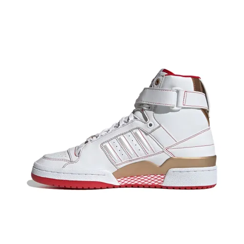 Adidas Originals FORUM Hi OG High Топ Скейтборд Кроссовки Унисекс Белый Красный
