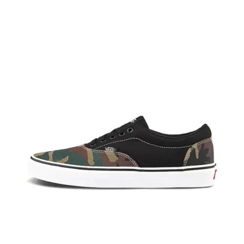 Vans Low Top Скейтборд Кроссовки Унисекс Черный Камуфляж