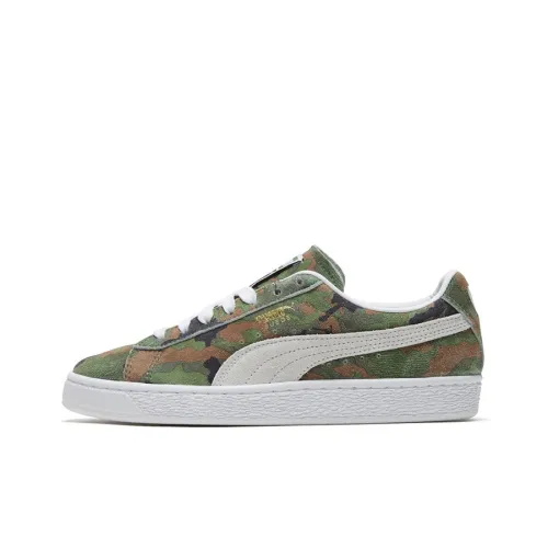 PUMA Suede Series Classic AMBUSH Low Топ Скейтборд Кроссовки Унисекс Зеленый