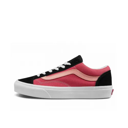 VANS Style 36 Low Топ Скейтборд Кроссовки Унисекс Черный Красный