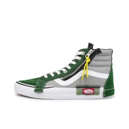 VANS SK8 High Топ Скейтборд Кроссовки Унисекс Зеленый