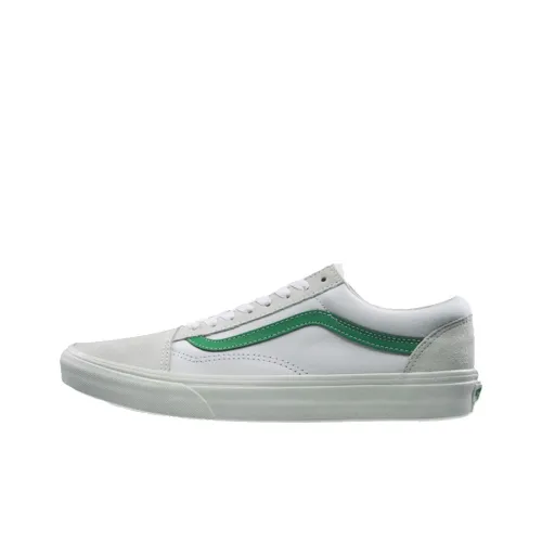 VANS Old Skool Collection Низкие Кроссовки для скейтбординга Унисекс Зеленый Белый