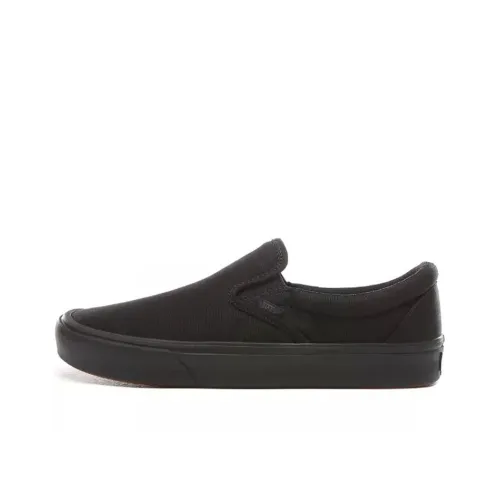 VANS Slip On Comfycush Low Top Скейтборд Кроссовки Unisex Warrior Black