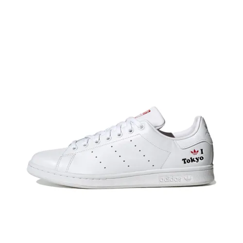Adidas Originals Stan Smith Slip-on Resistant Low Top Скейтборд Кроссовки Унисекс Белый Красный