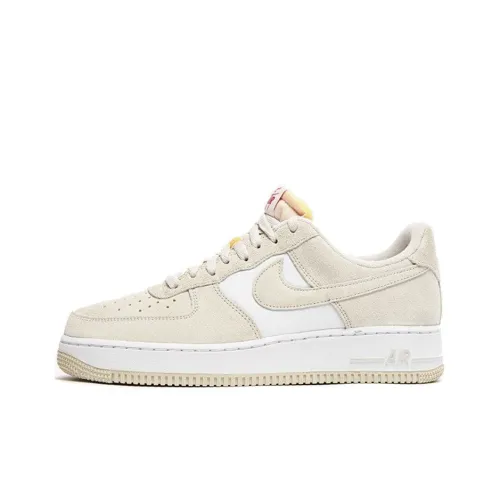 Nike Air Force 1 07 LV8 Светлый костный Slip-resistant Низкие Скейтбординг Кроссовки Унисекс Ecru