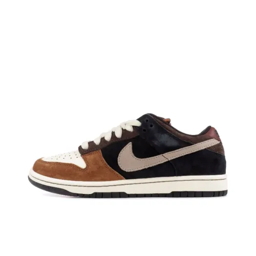 nike Dunk SB JOE Strummer Shock Absorbers Slip-resistant Abrasion-resistant Low-top Скейтбординг Кроссовки Мужские Черные