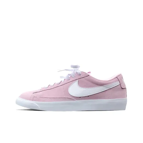 Nike Blazer Low Топ Скейтборд Кроссовки Мужские Розовые Белые