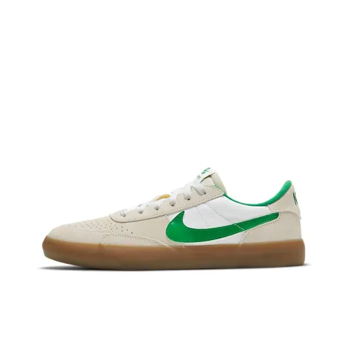 Nike Sb Heritage Vulc Low Топ Скейтборд Кроссовки Унисекс Бежевый Белый Зеленый