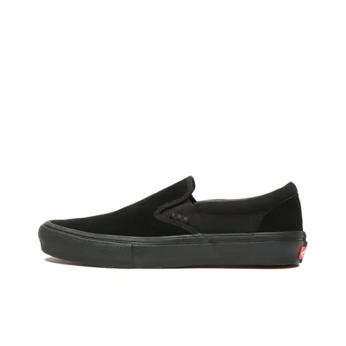 VANS Slip-on Low Top Скейтборд Кроссовки Unisex Все Черный