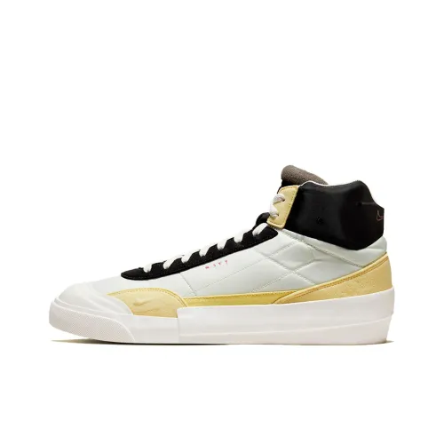 Nike Drop Тип MID Deconstruction Slip Lightweight MID Skateboard Shoes Men's White