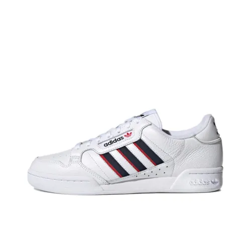 Adidas Originals Continental 80 Low Топ Версия Унисекс Белый Темно-Синий