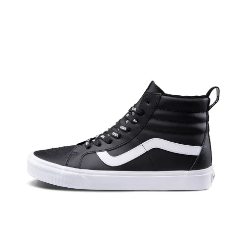 VANS SK8 High Топ Скейтборд Кроссовки Унисекс Черный Белый