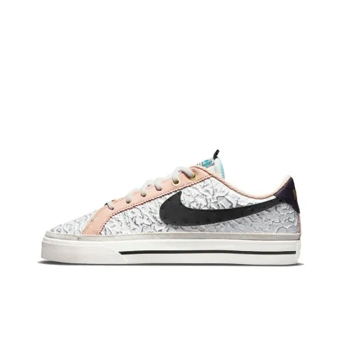 Nike Court Legacy SDC противоскользящие устойчивые к истиранию легкие кроссовки для скейтбординга с низким верхом женские белые черные