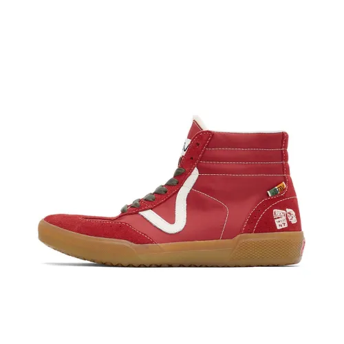 Taka Hayashi x VANS Vault High Топ Скейтборд Кроссовки Унисекс Красный