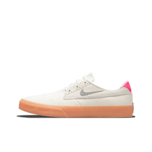 Nike SB Shane Rawdacious Slip Resistant Abrasion Resistant Легкий Низкий Топ Скейтборд Кроссовки Унисекс Белый Розовый