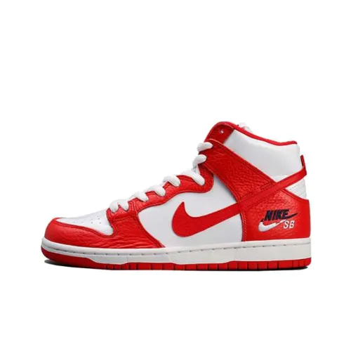 nike Dunk SB Future Court Красный Dream Team Покрытие против скольжения Амортизация Высокие Кроссовки для скейтбординга Унисекс Красный Белый