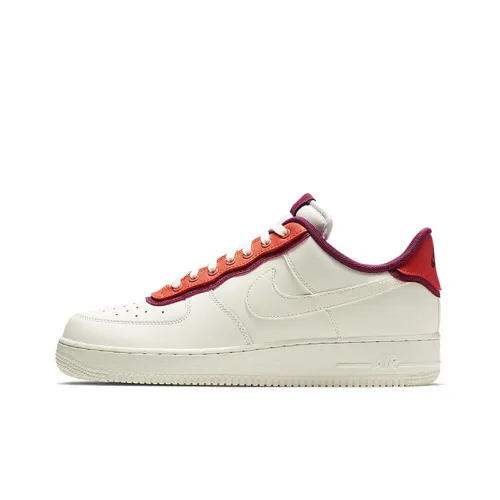 Nike Air Force 1 Anti-slip Lightweight Low Top Скейтборд Кроссовки Мужские Белый Красный