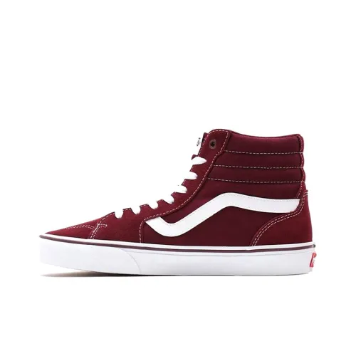 Vans Filmore Hi Легкие Высокие Кроссовки для скейтбординга Унисекс Красные
